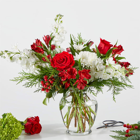 Merry Moment Bouquet – A Florist Original – LARRY'S FLORIST, Cliffside Park NJ
