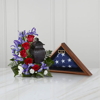 Patriotic Tribute Arrangement – LARRY'S FLORIST, Cliffside Park NJ
