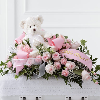 Touch of Sympathy Casket Spray – LARRY'S FLORIST, Cliffside Park NJ