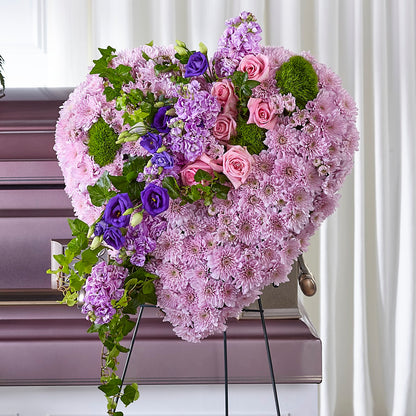 Treasured Love Standing Heart – LARRY'S FLORIST, Cliffside Park NJ