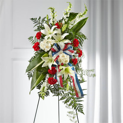 Stars of Life Standing Spray – LARRY'S FLORIST, Cliffside Park NJ