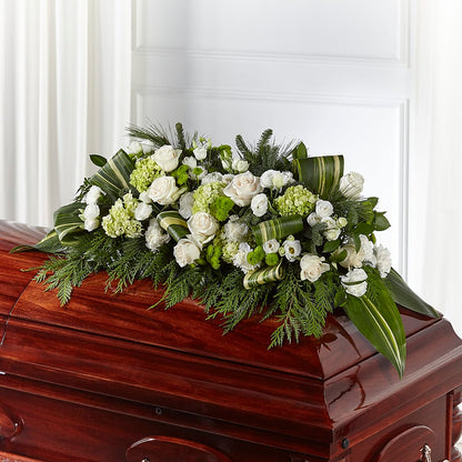 Hopeful Gesture Casket Spray – LARRY'S FLORIST, Cliffside Park NJ