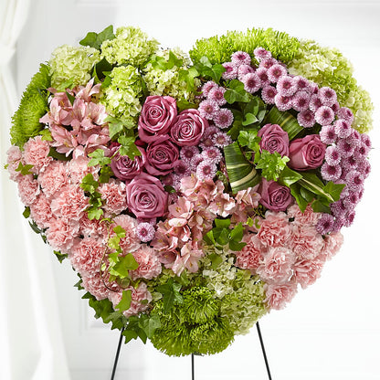 Heartwarming Standing Heart – LARRY'S FLORIST, Cliffside Park NJ