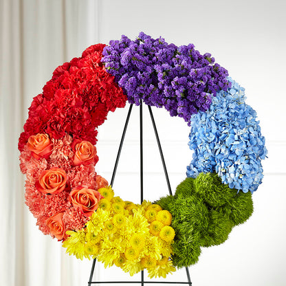 Circle of Love Wreath – LARRY'S FLORIST, Cliffside Park NJ