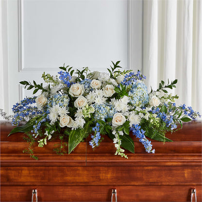 Timeless Essence Casket Spray – LARRY'S FLORIST, Cliffside Park NJ