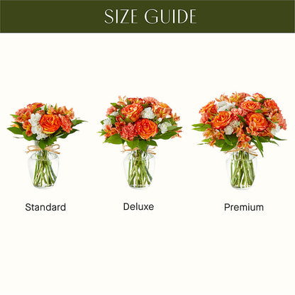 Apricot Glow Bouquet – LARRY'S FLORIST, Cliffside Park NJ