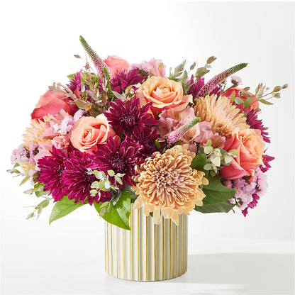 Berry Cobbler Bouquet with Ivory Vase – LARRY'S FLORIST, Cliffside Park NJ
