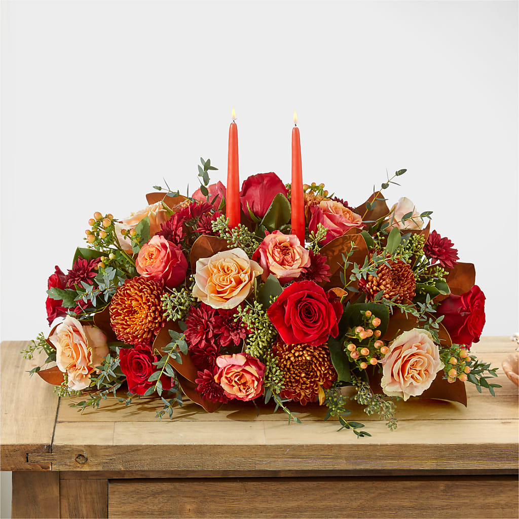 Gather Near Centerpiece – LARRY'S FLORIST, Cliffside Park NJ