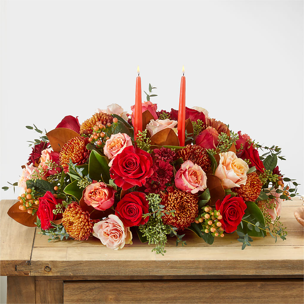 Gather Near Centerpiece – LARRY'S FLORIST, Cliffside Park NJ