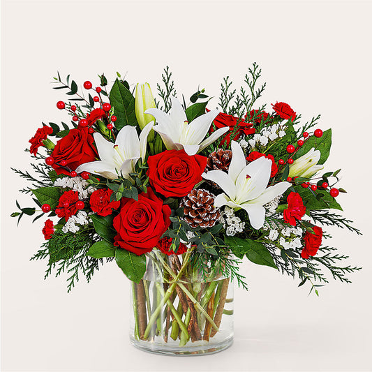 Best in Snow Bouquet – LARRY'S FLORIST, Cliffside Park NJ