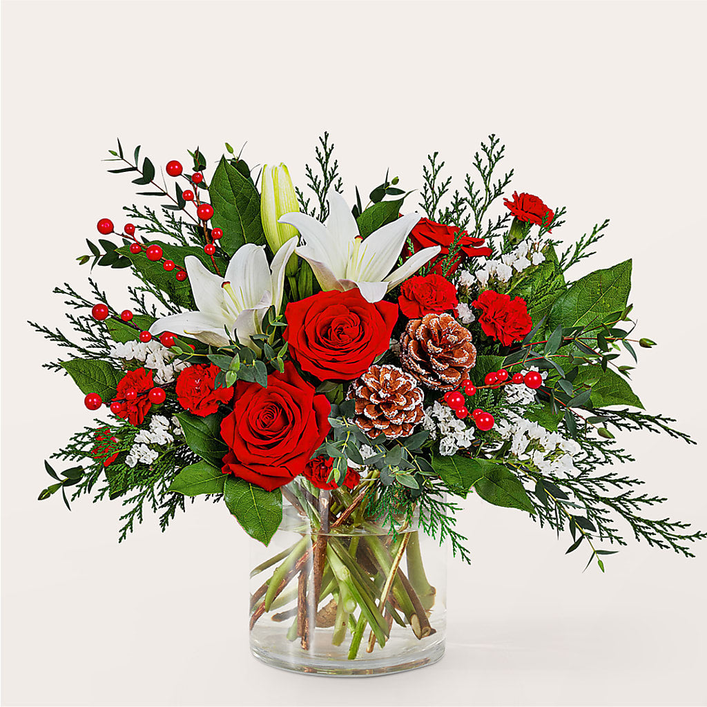 Best in Snow Bouquet – LARRY'S FLORIST, Cliffside Park NJ