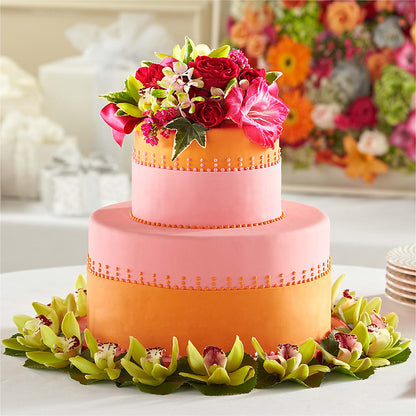 Sweet Citrus Cake Decor – LARRY'S FLORIST, Cliffside Park NJ