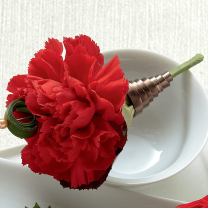 Red Carnation Boutonniere – LARRY'S FLORIST, Cliffside Park NJ